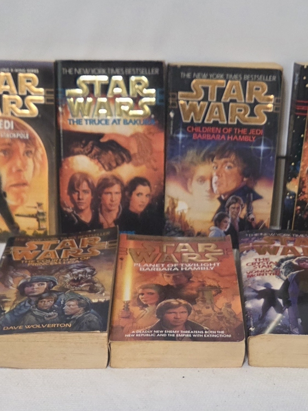 Vintage STAR WARS Saga Book Lot of 7 Paperback Books